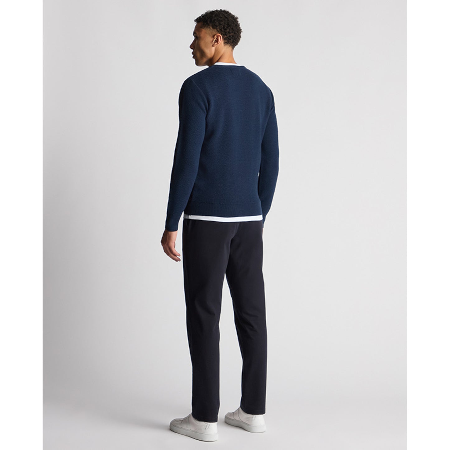 Remus Uomo 58665 28 Indigo Crew Neck Sweater