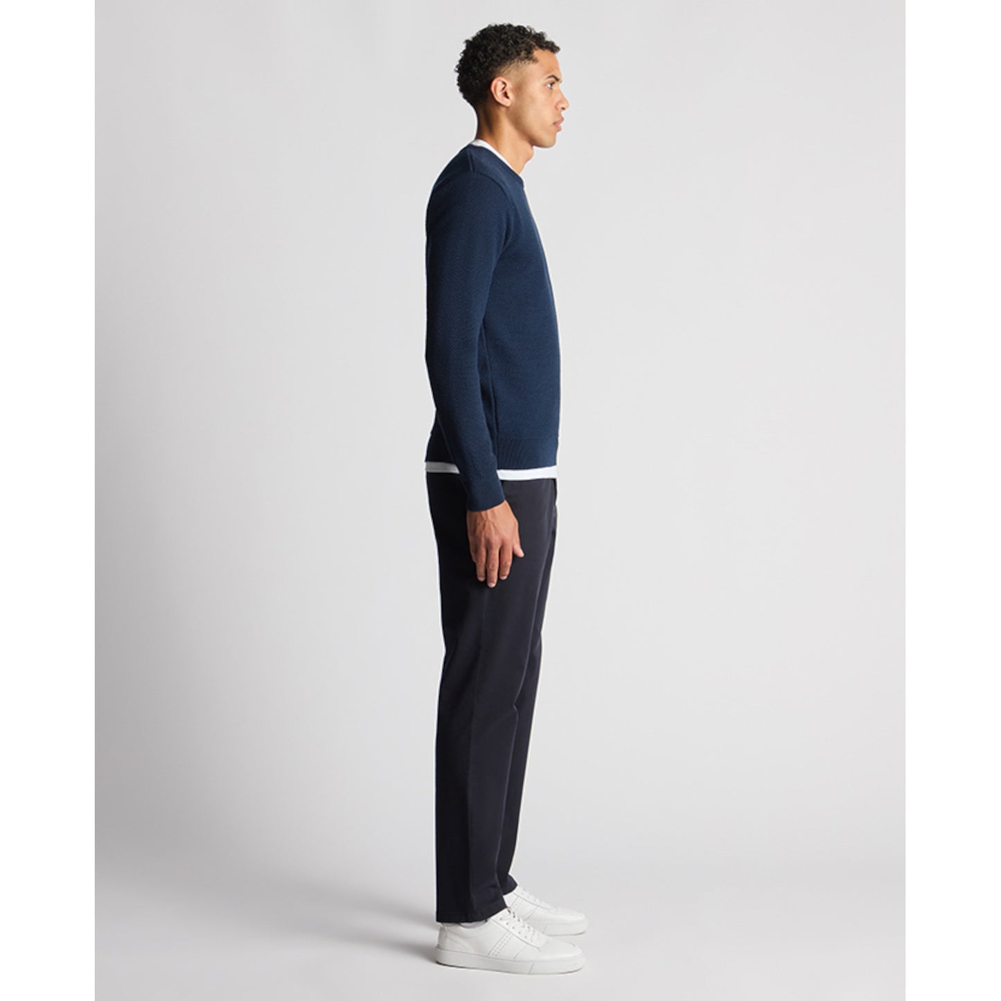 Remus Uomo 58665 28 Indigo Crew Neck Sweater