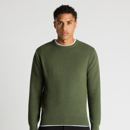 Remus Uomo 58665 35 Green Crew Neck Sweater