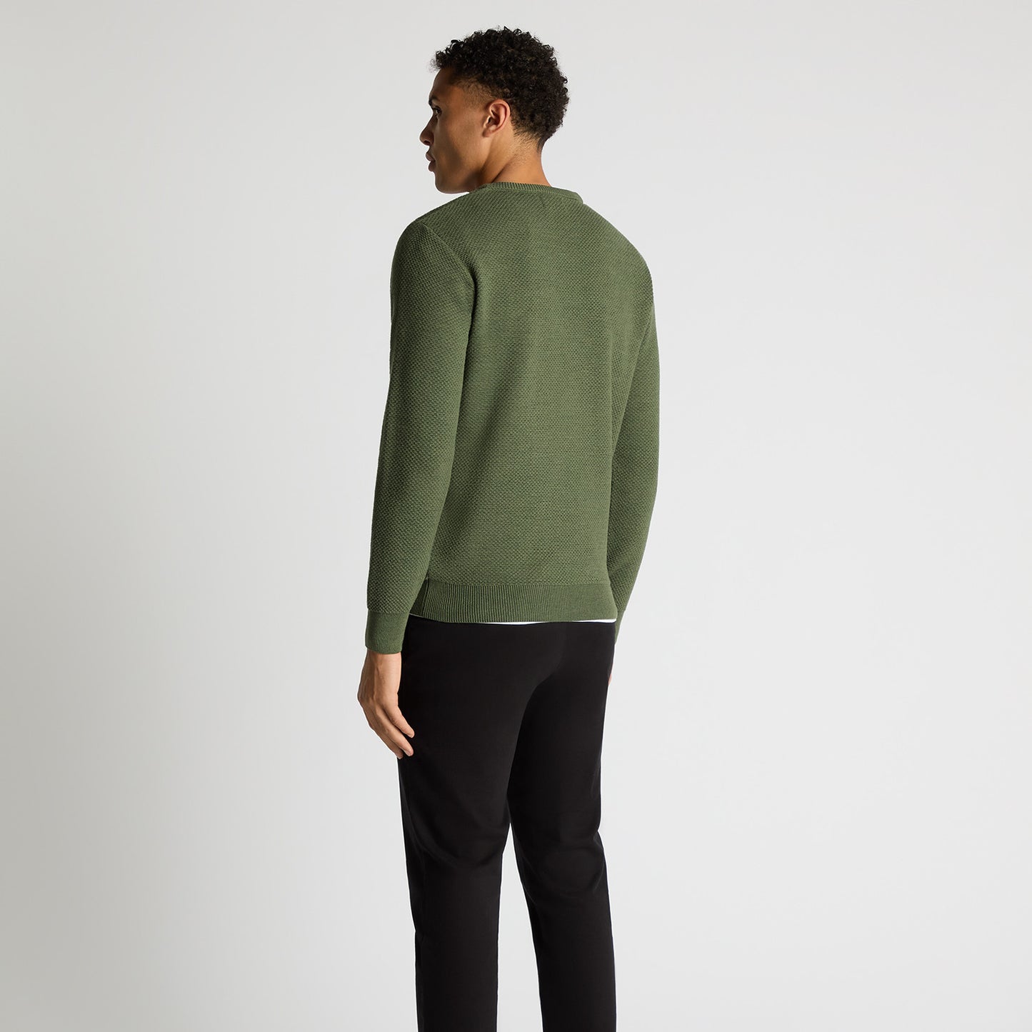 Remus Uomo 58665 35 Green Crew Neck Sweater