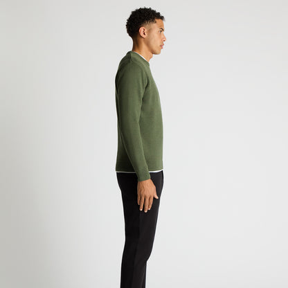 Remus Uomo 58665 35 Green Crew Neck Sweater