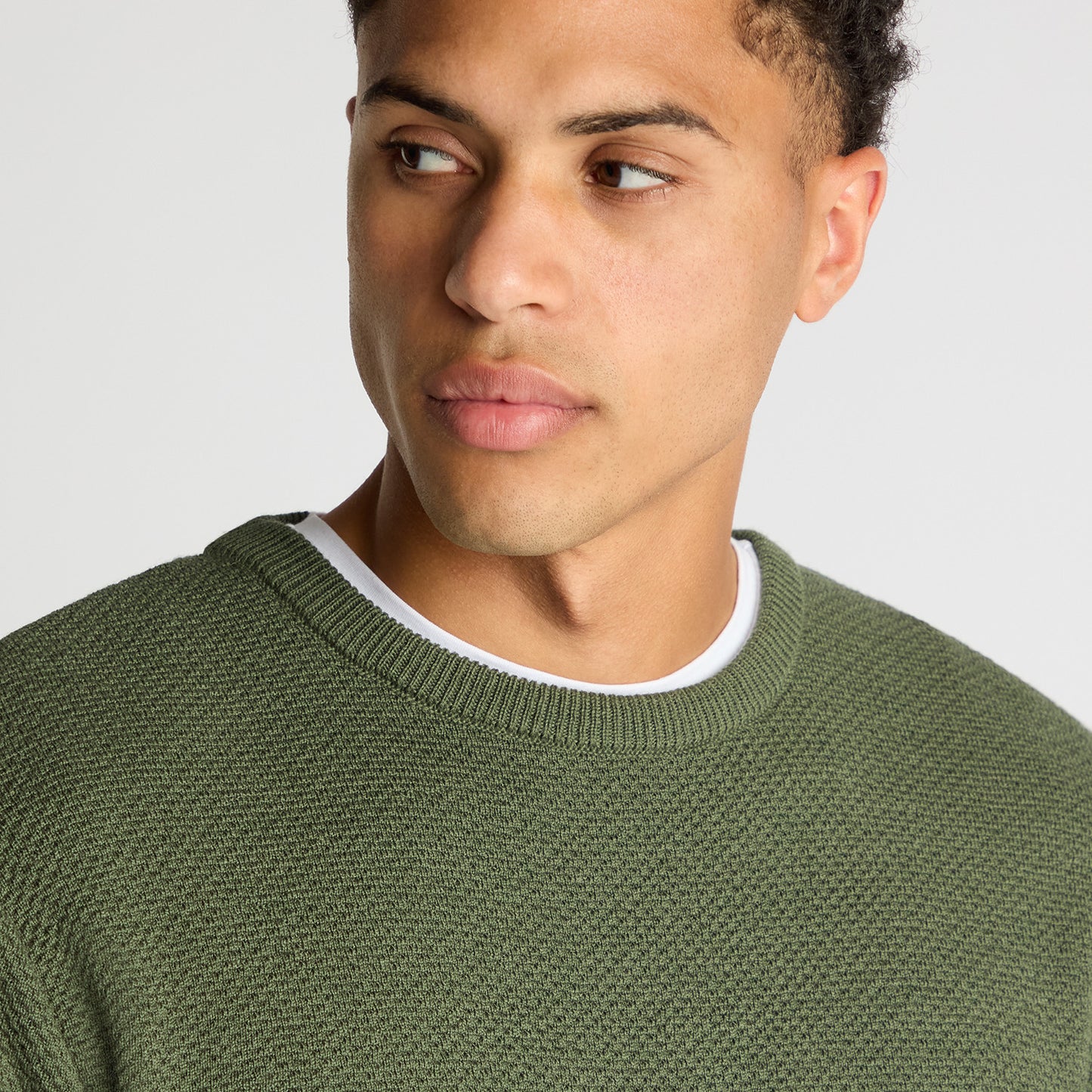 Remus Uomo 58665 35 Green Crew Neck Sweater