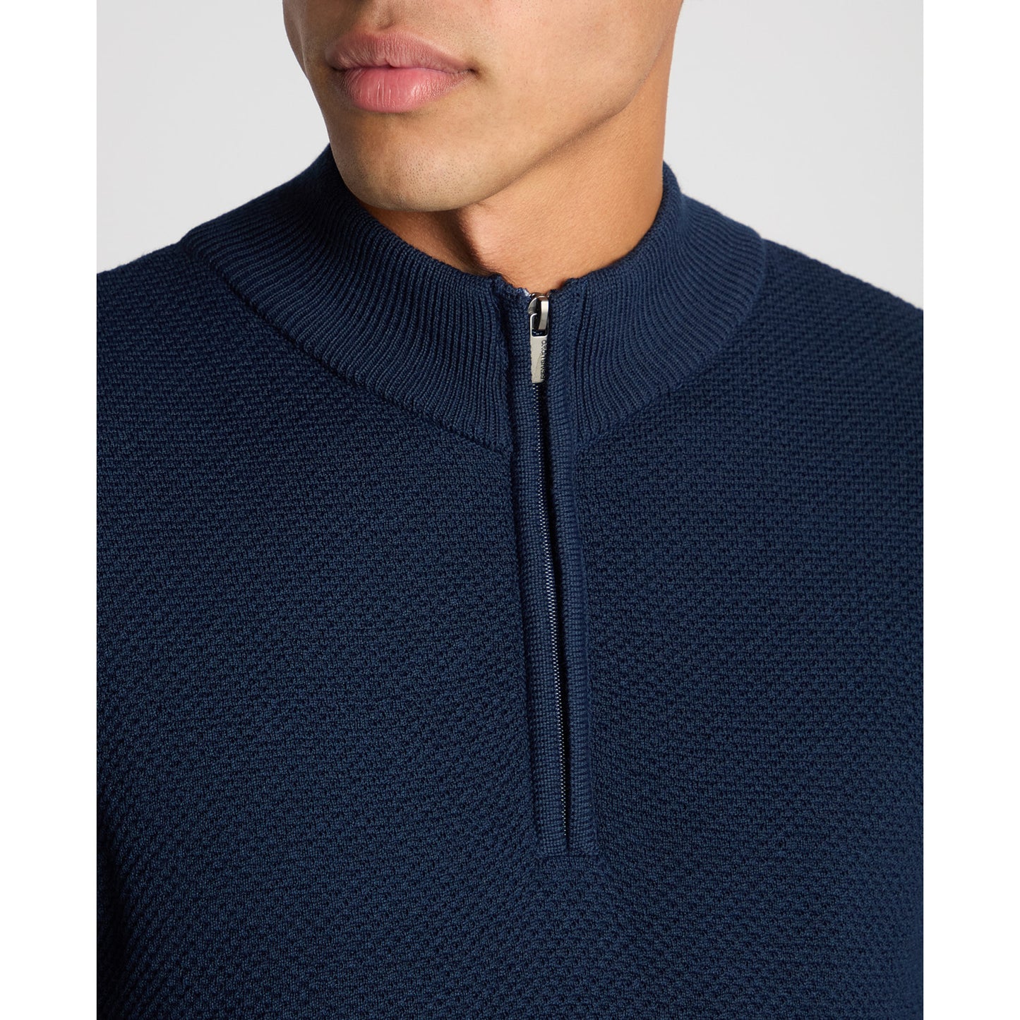 Remus Uomo 58666 28 Indigo Half Zip Sweatshirt