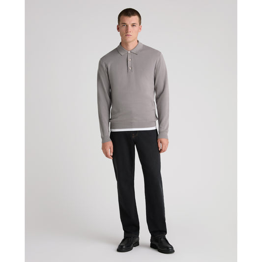 Remus Uomo 58690 04 Grey Long Sleeve Polo Sweater