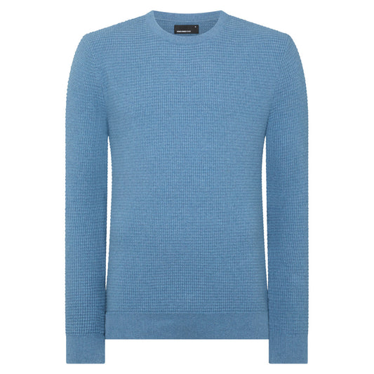 Remus Uomo 58697 23 Blue Crew Neck Sweater