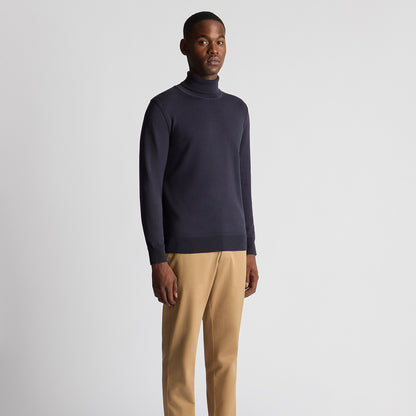 Remus Uomo 58699 29 Dark Blue Roll Neck Sweater