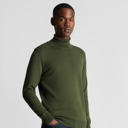 Remus Uomo 58699 35 Green Roll Neck Sweater