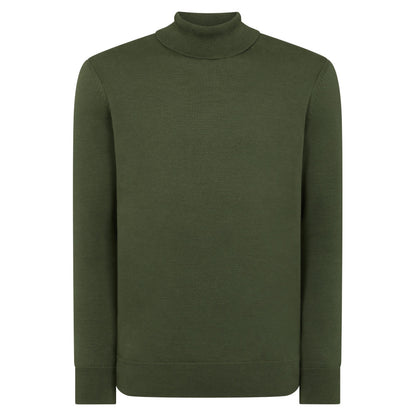 Remus Uomo 58699 35 Green Roll Neck Sweater