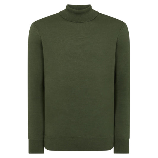 Remus Uomo 58699 35 Green Roll Neck Sweater