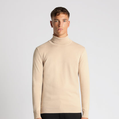 Remus Uomo 58699 91 Ecru Roll Neck Sweater