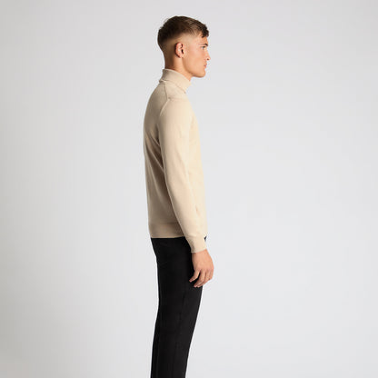 Remus Uomo 58699 91 Ecru Roll Neck Sweater