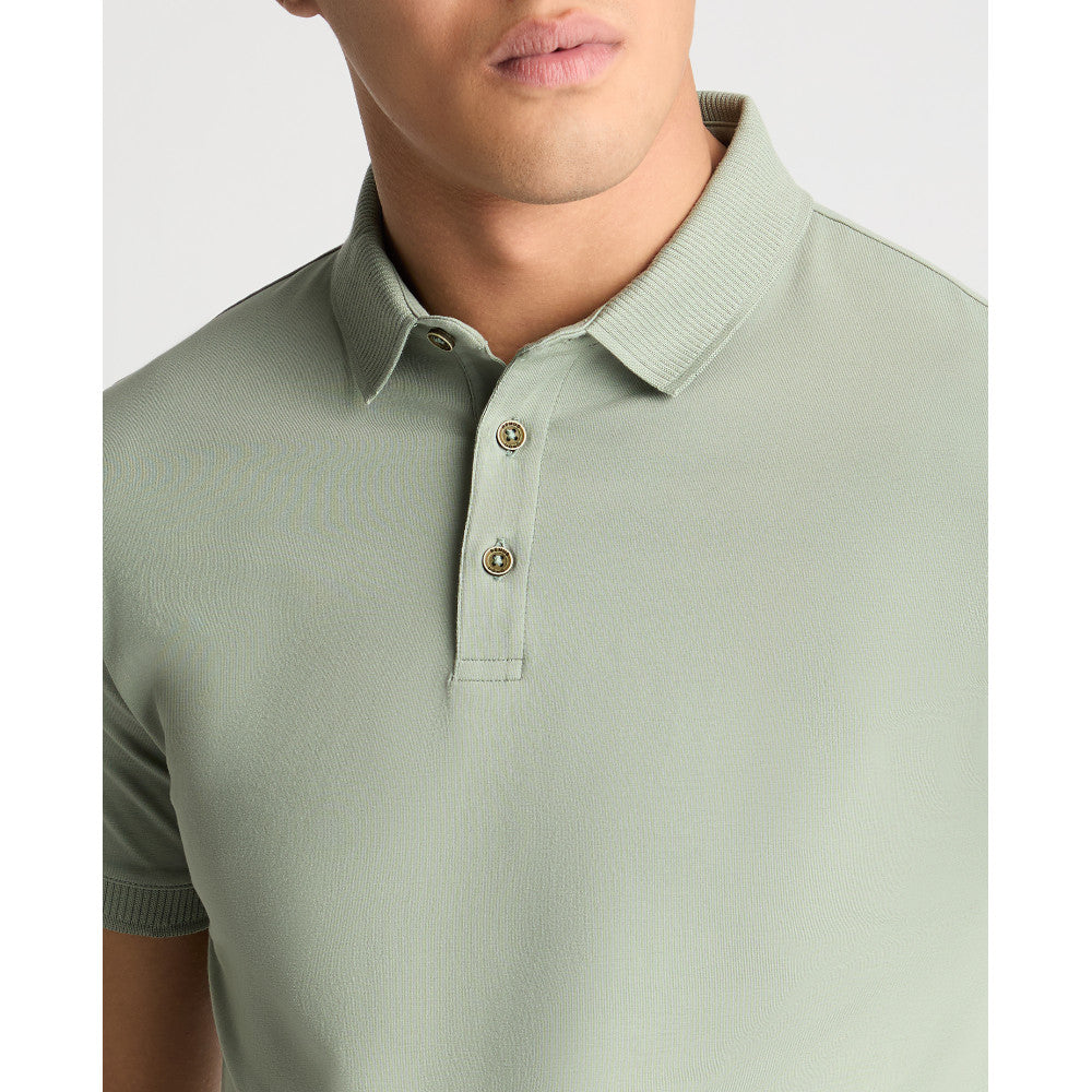 Remus Uomo 58724 32 Light Green Short Sleeve Polo Shirt