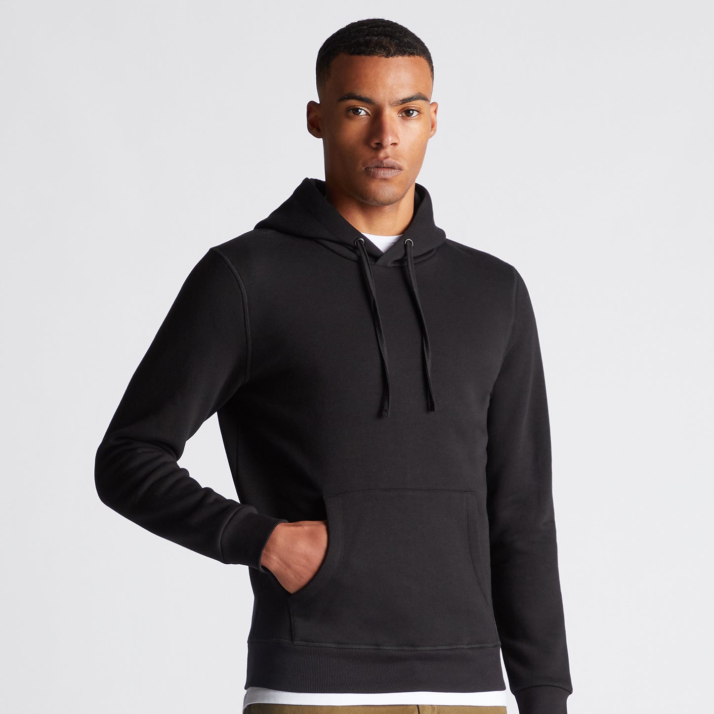 Remus Uomo 58776 00 Black Hooded Sweatshirt