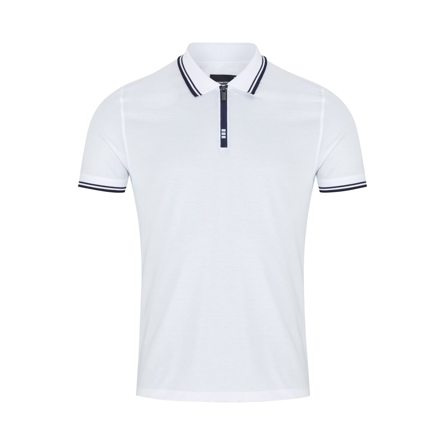 Remus Uomo 58792 01 White Short Sleeve Polo Shirt