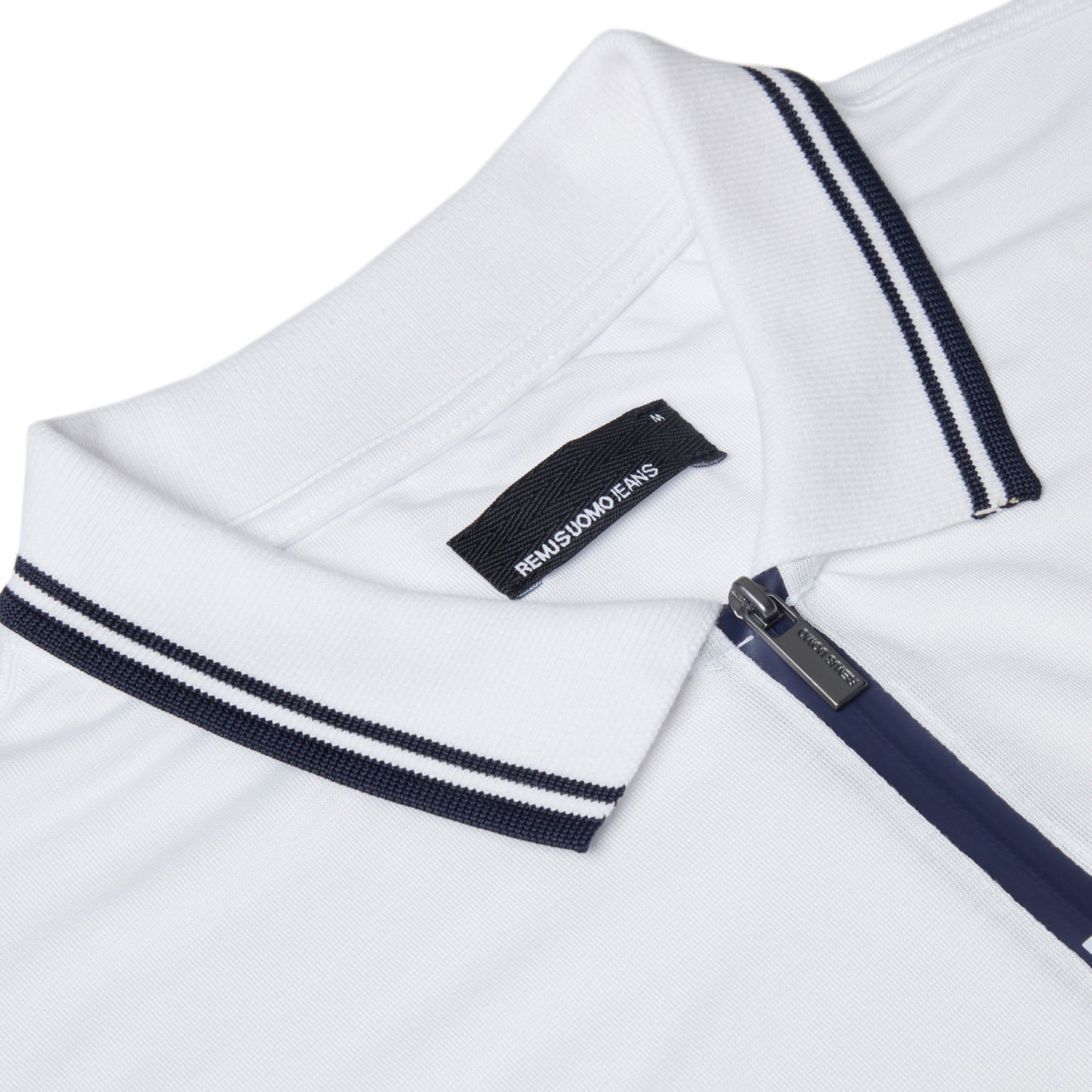 Remus Uomo 58792 01 White Short Sleeve Polo Shirt