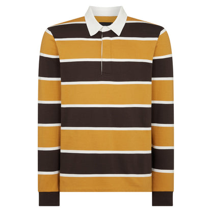Remus Uomo 58798 48 Brown/Gold Rugby Shirt