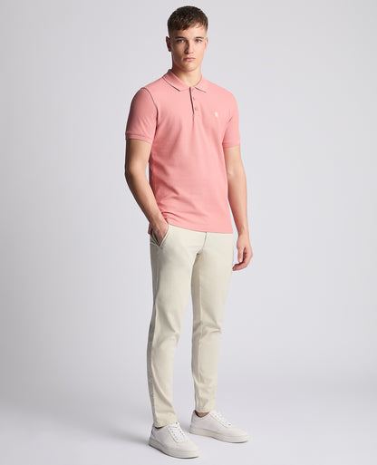 Remus Uomo 58803 63 Pink Salmon Polo Shirt