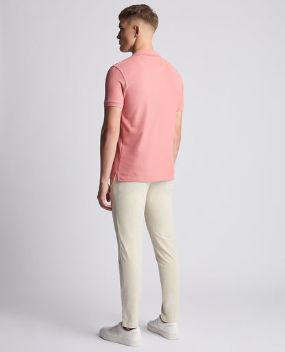 Remus Uomo 58803 63 Pink Salmon Polo Shirt