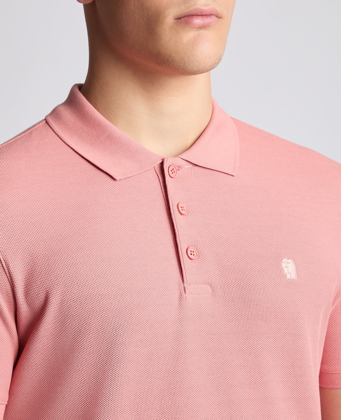 Remus Uomo 58803 63 Pink Salmon Polo Shirt