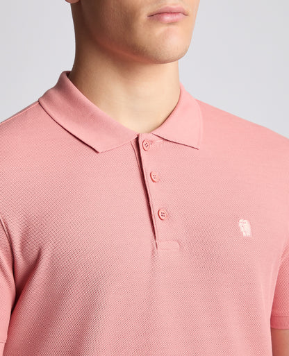 Remus Uomo 58803 63 Pink Salmon Polo Shirt