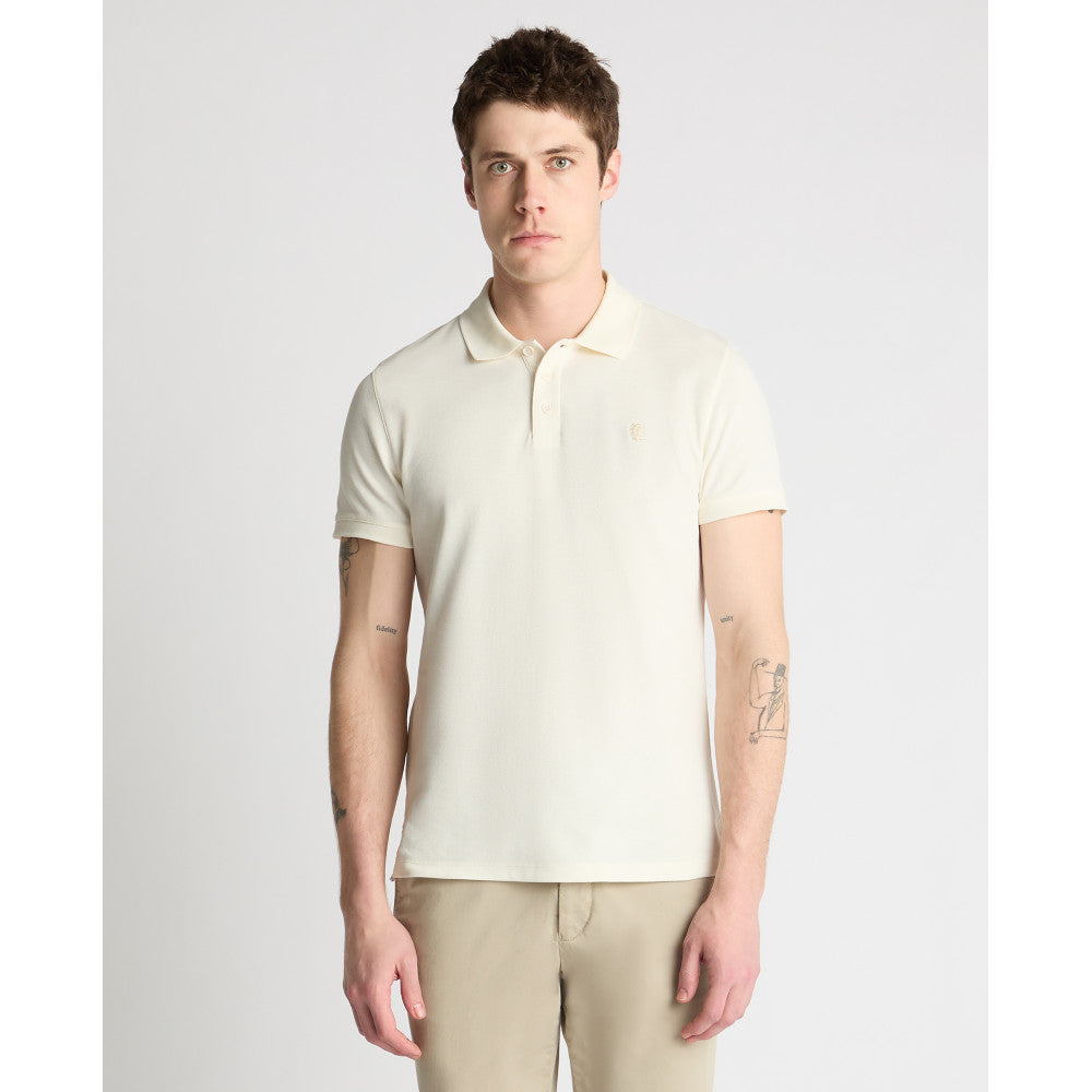 Remus Uomo 58803 90 Off White Short Sleeve Polo Shirt
