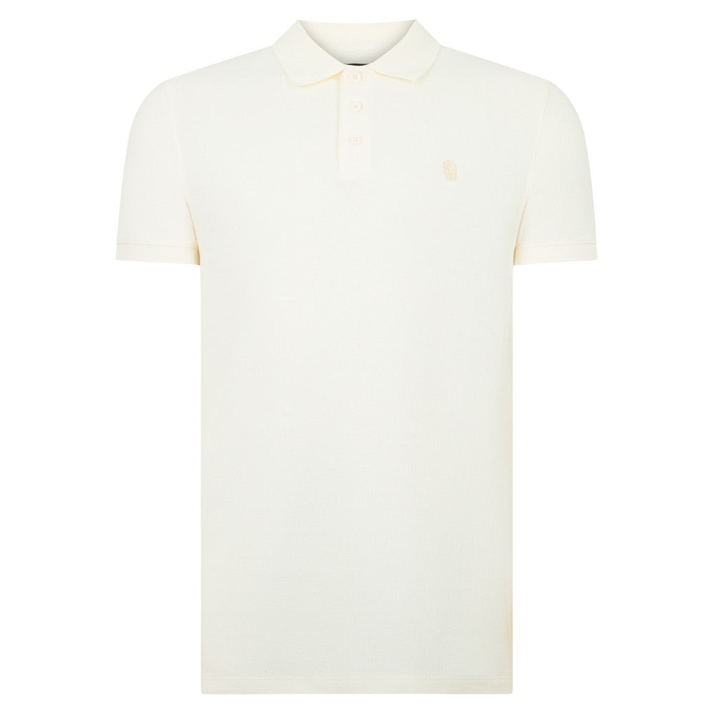 Remus Uomo 58803 90 Off White Short Sleeve Polo Shirt