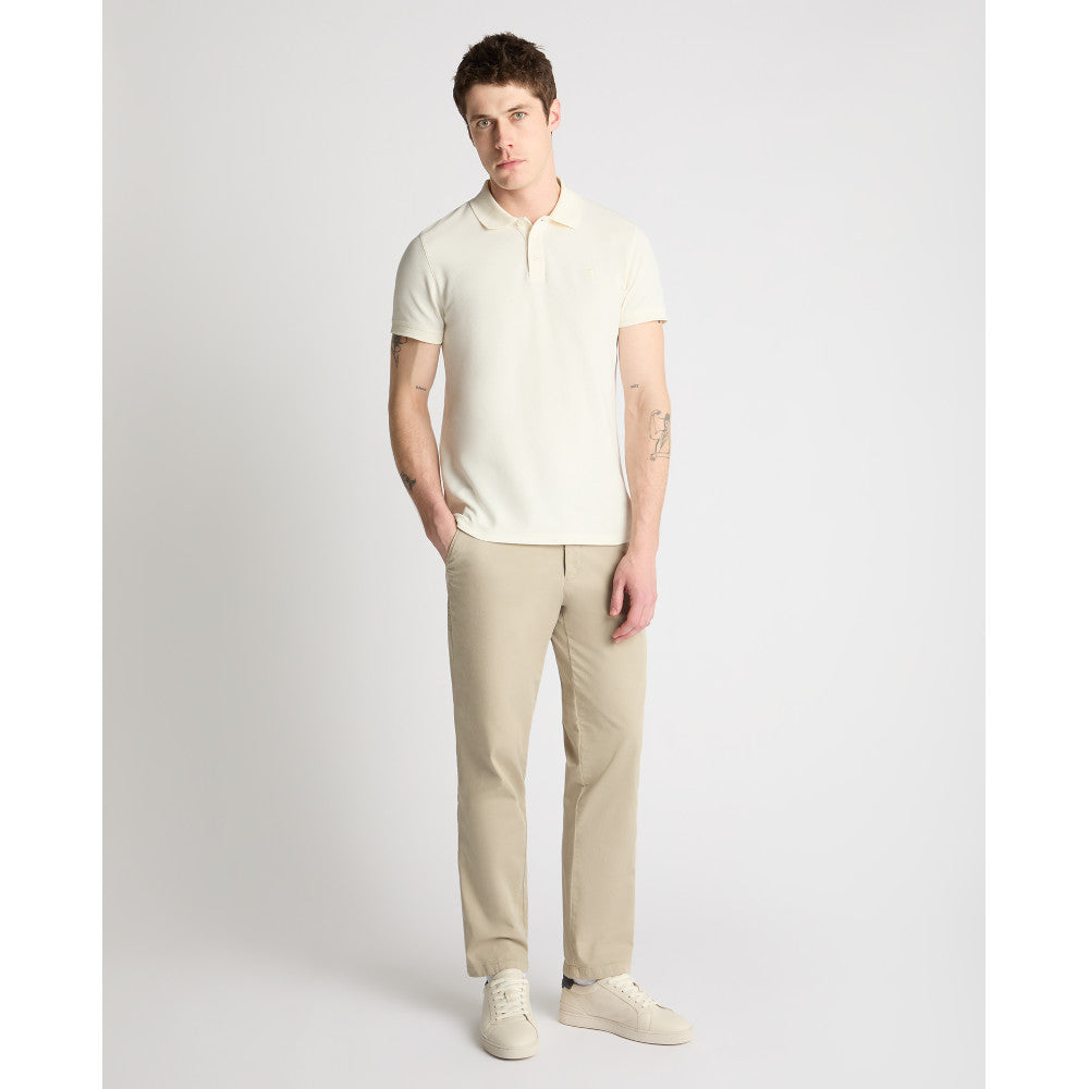 Remus Uomo 58803 90 Off White Short Sleeve Polo Shirt