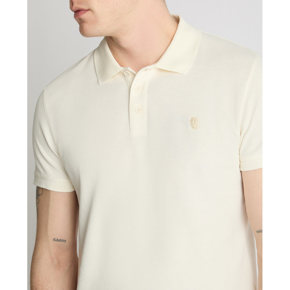 Remus Uomo 58803 90 Off White Short Sleeve Polo Shirt