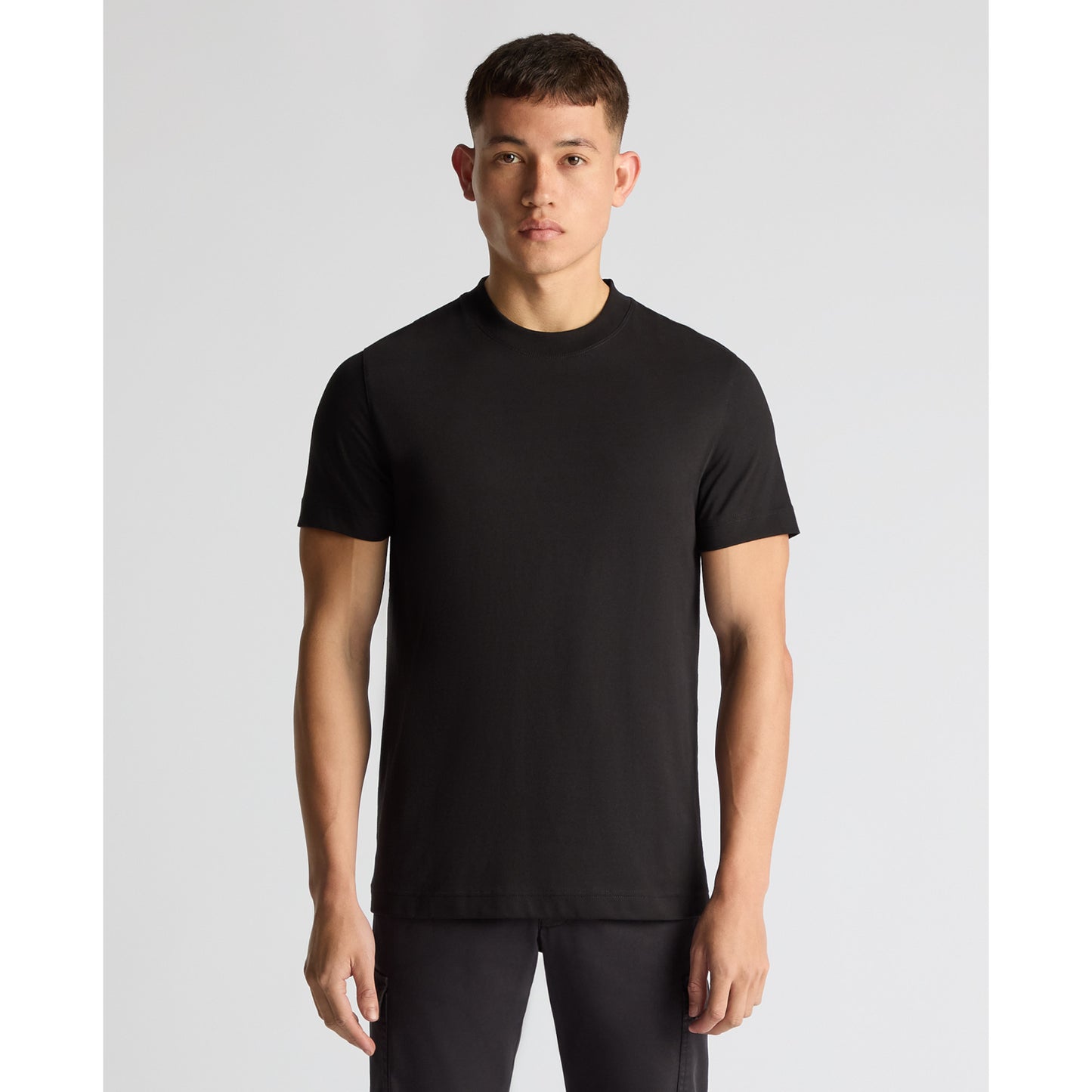 Remus Uomo 58810 00 Black Plain T-Shirt