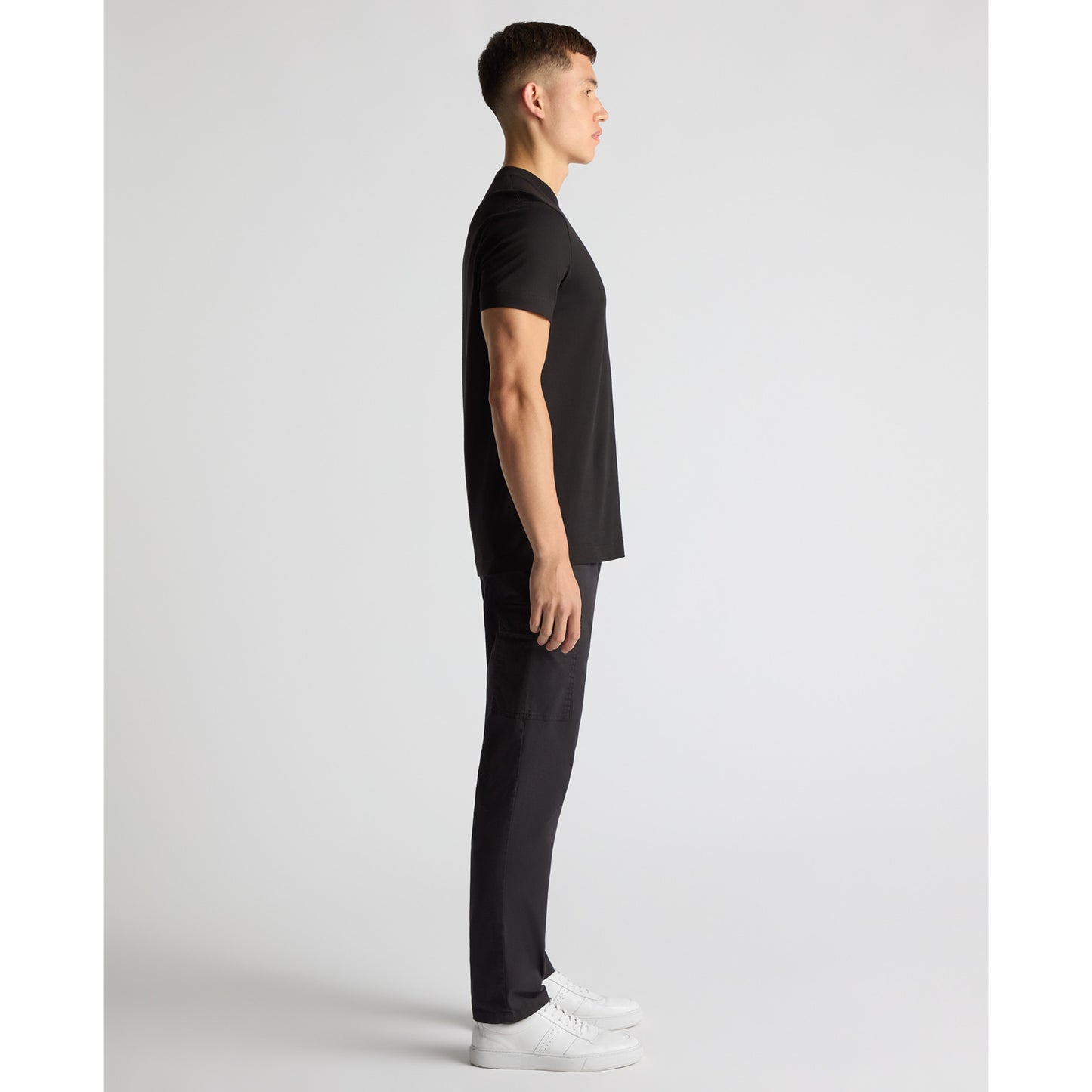 Remus Uomo 58810 00 Black Plain T-Shirt