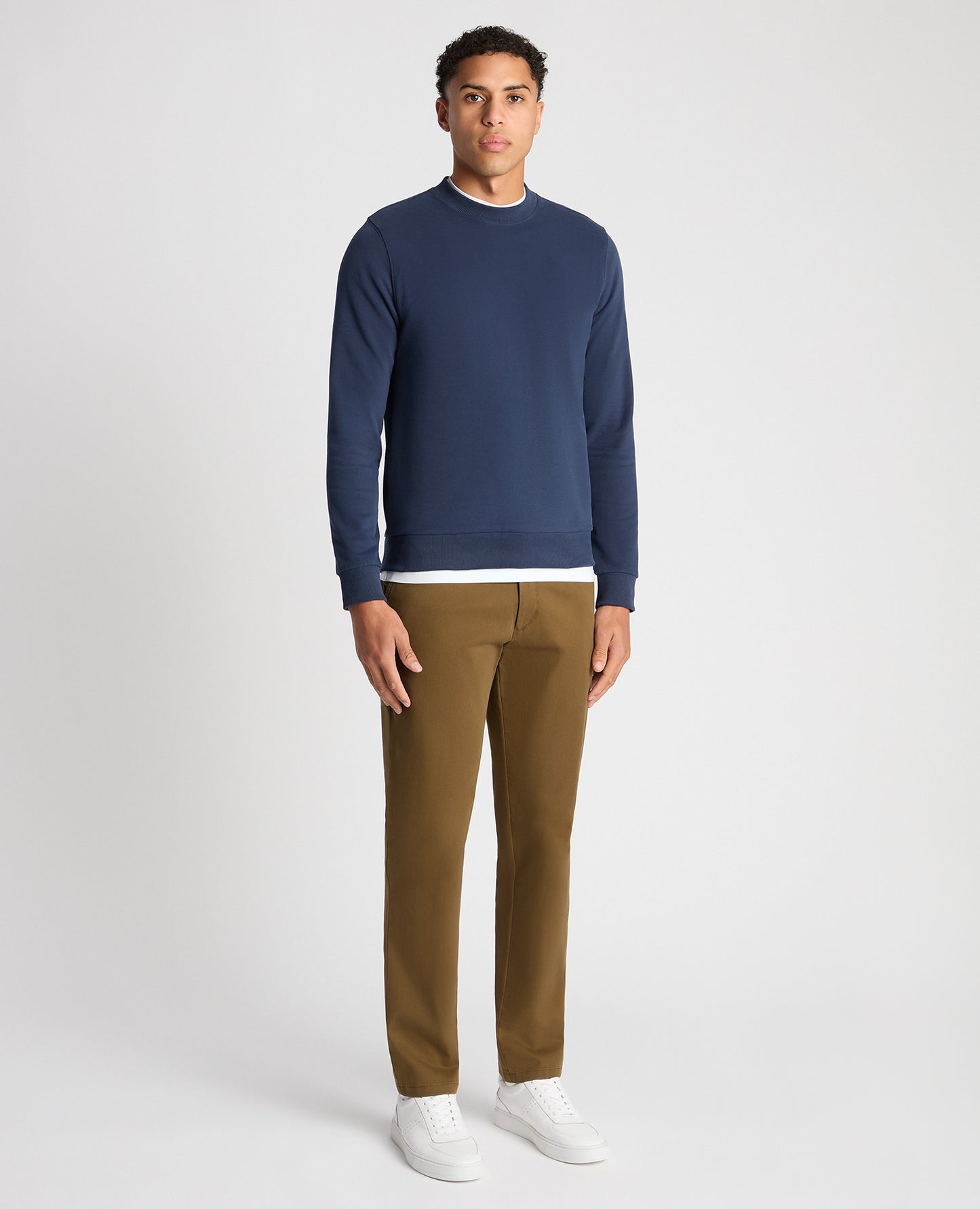 Remus Uomo 58811 29 Dark Blue Crew Neck Sweatshirt