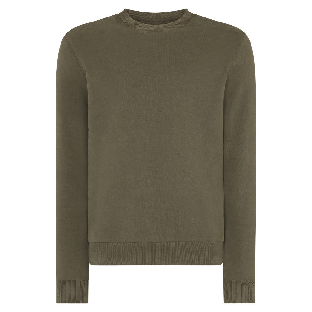 Remus Uomo 58811 35 Olive Crew Neck Sweatshirt