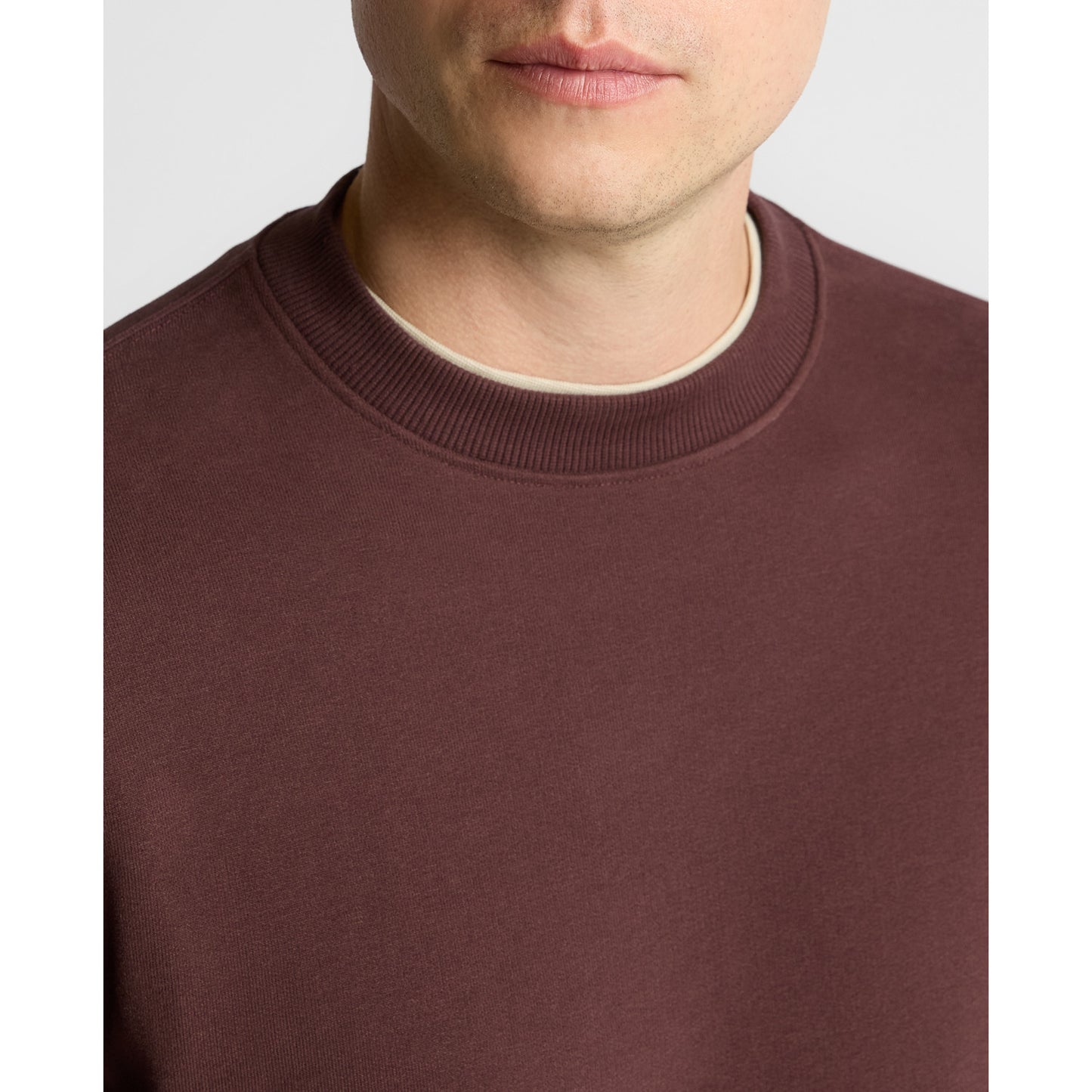 Remus Uomo 58811 48 Brown Crew Neck Sweater