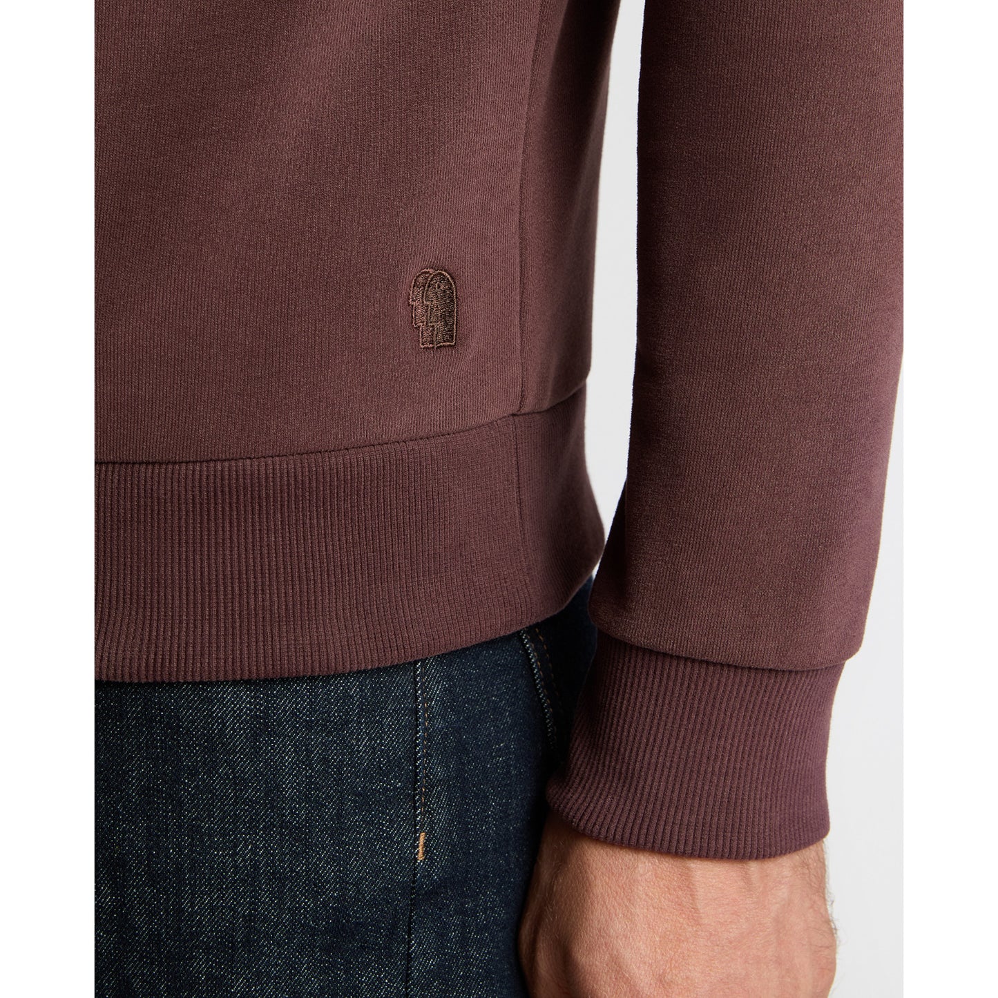 Remus Uomo 58811 48 Brown Crew Neck Sweater