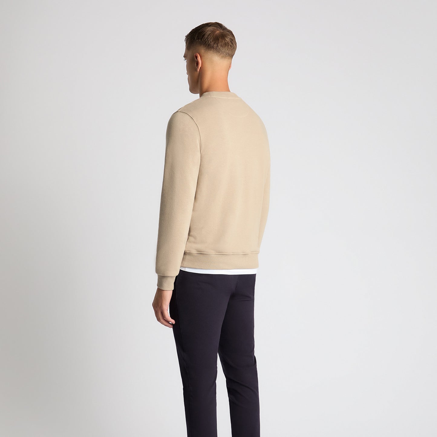 Remus Uomo 58811 92 Beige Crew Neck Sweatshirt