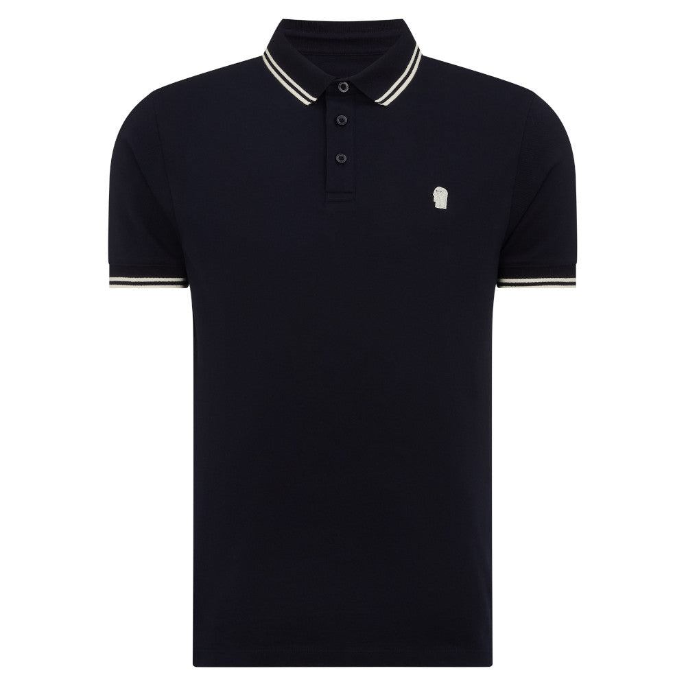 Remus Uomo 58830 78 Navy Short Sleeve Polo Shirt
