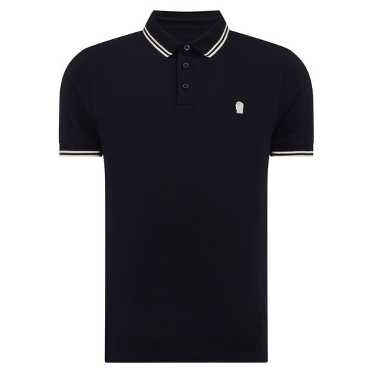 Remus Uomo 58830 78 Navy Short Sleeve Polo Shirt