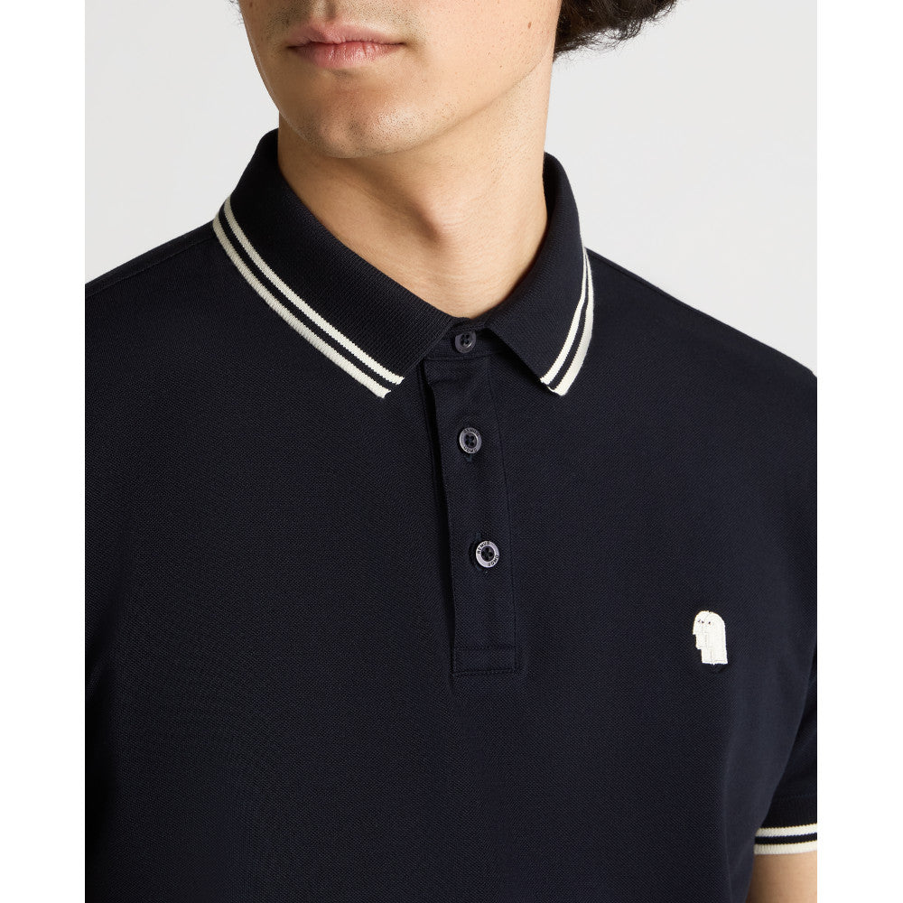 Remus Uomo 58830 78 Navy Short Sleeve Polo Shirt