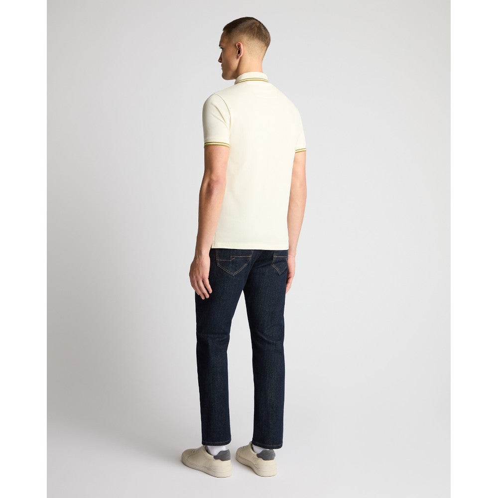 Remus Uomo 58830 90 Cream Short Sleeve Polo Shirt