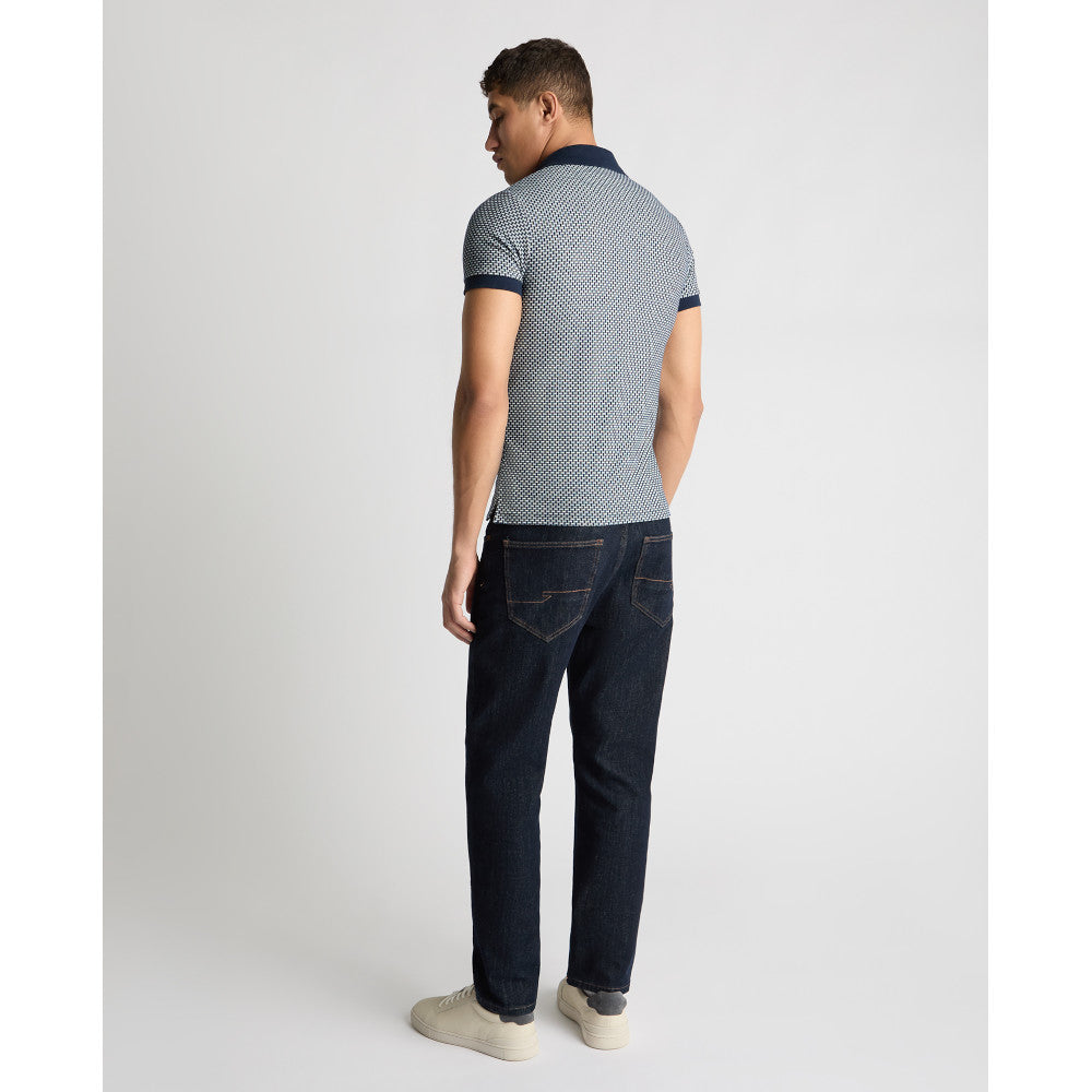 Remus Uomo 58835 29 Navy Short Sleeve Polo Shirt