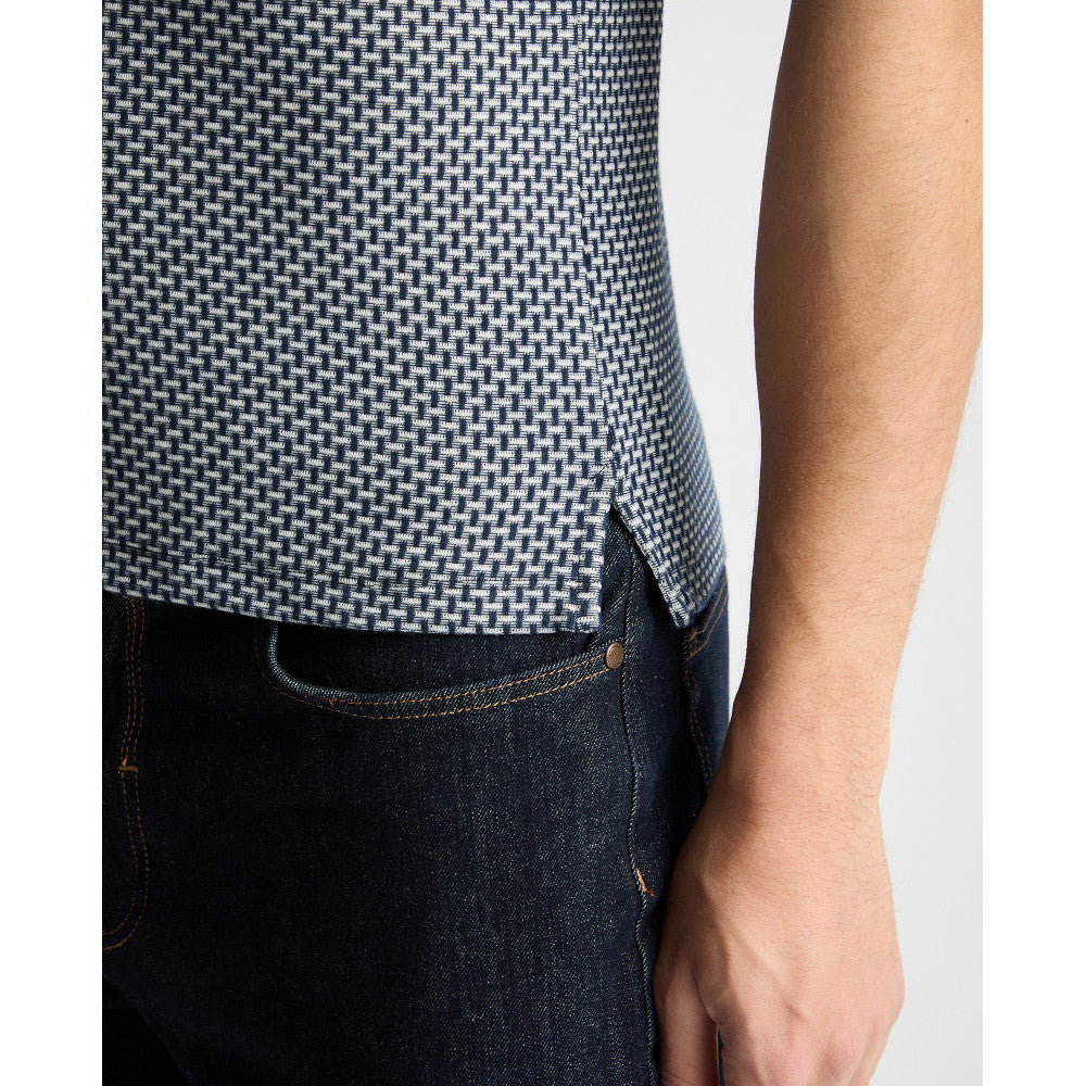 Remus Uomo 58835 29 Navy Short Sleeve Polo Shirt