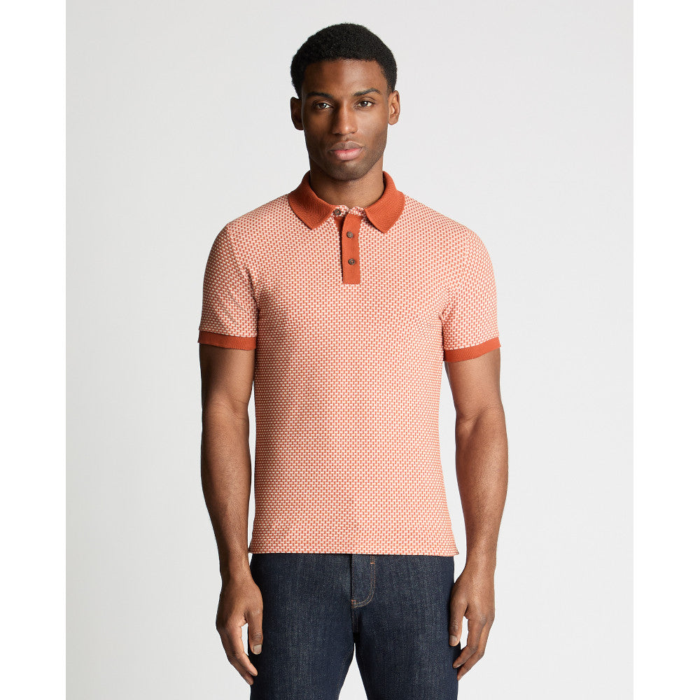 Remus Uomo 58835 59 Brick Short Sleeve Polo Shirt