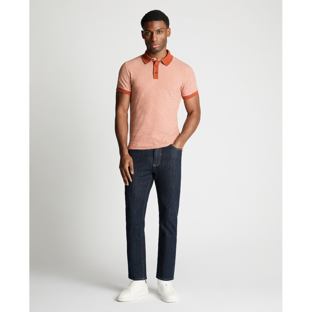 Remus Uomo 58835 59 Brick Short Sleeve Polo Shirt