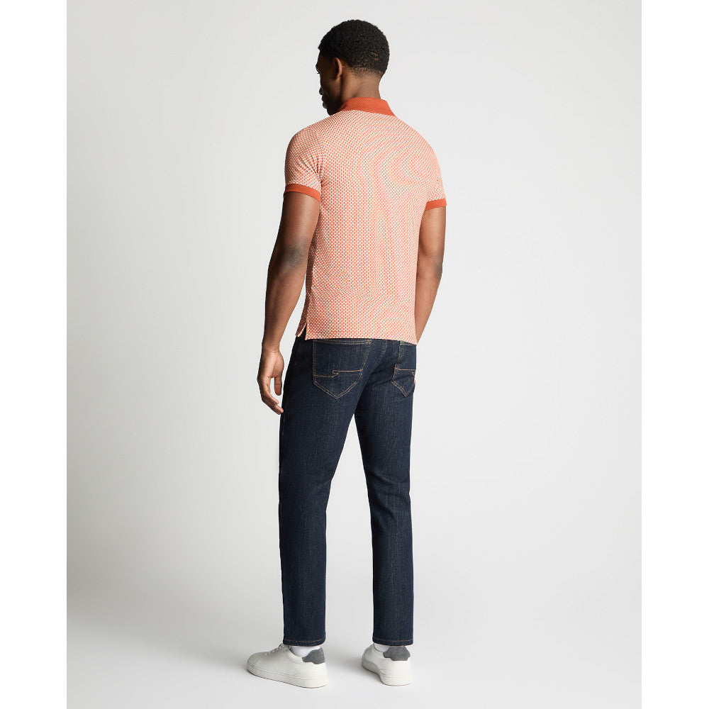 Remus Uomo 58835 59 Brick Short Sleeve Polo Shirt