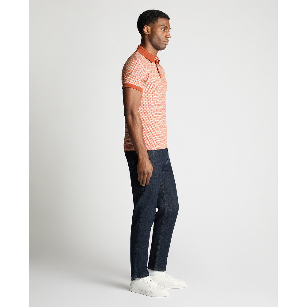 Remus Uomo 58835 59 Brick Short Sleeve Polo Shirt