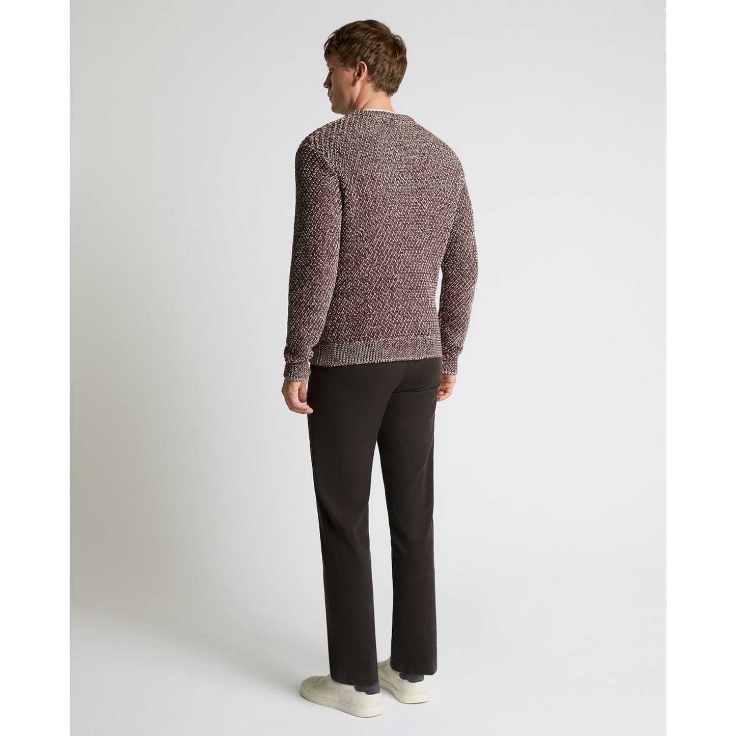 Remus Uomo 58851 48 Chocolate Crew Neck Sweater