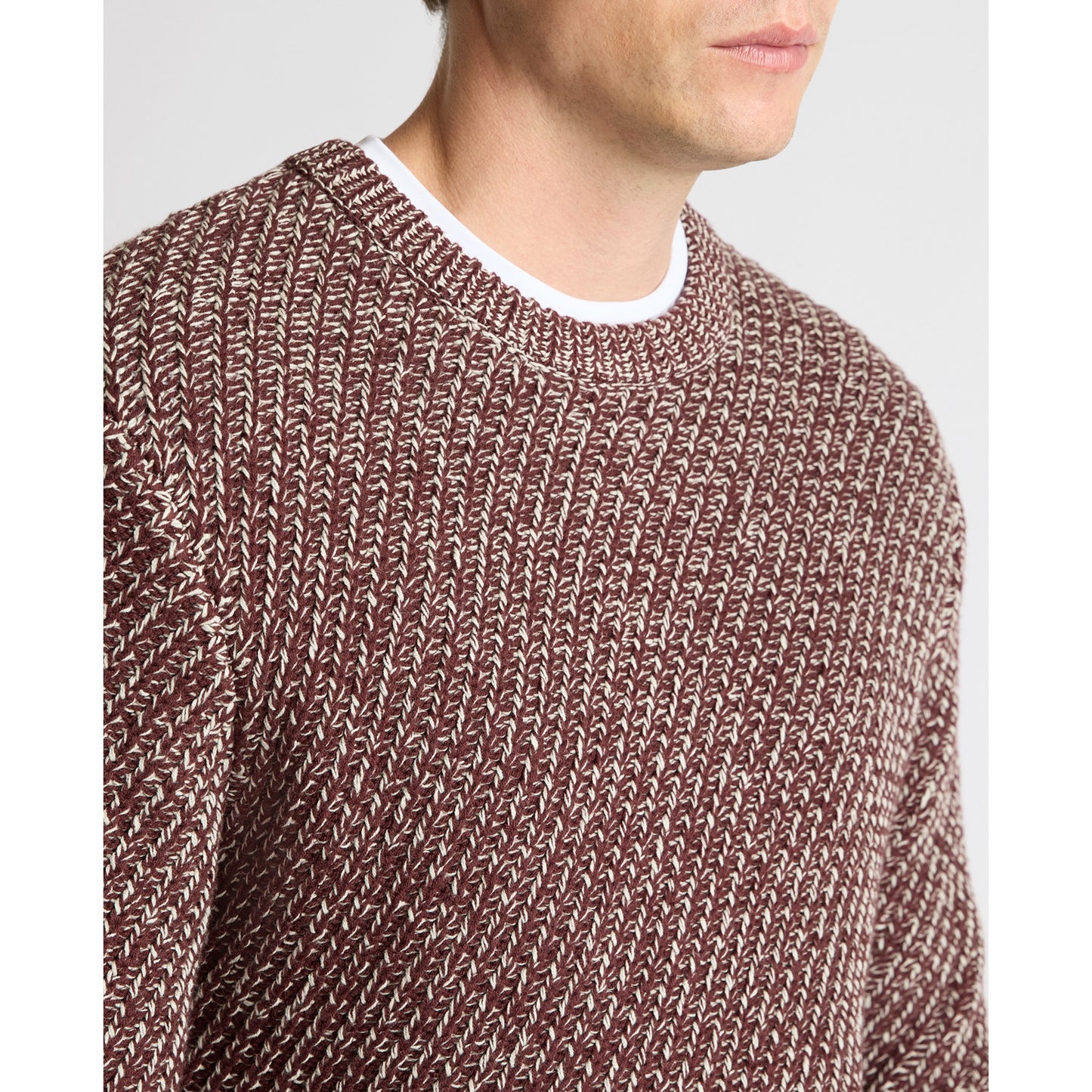 Remus Uomo 58851 48 Chocolate Crew Neck Sweater