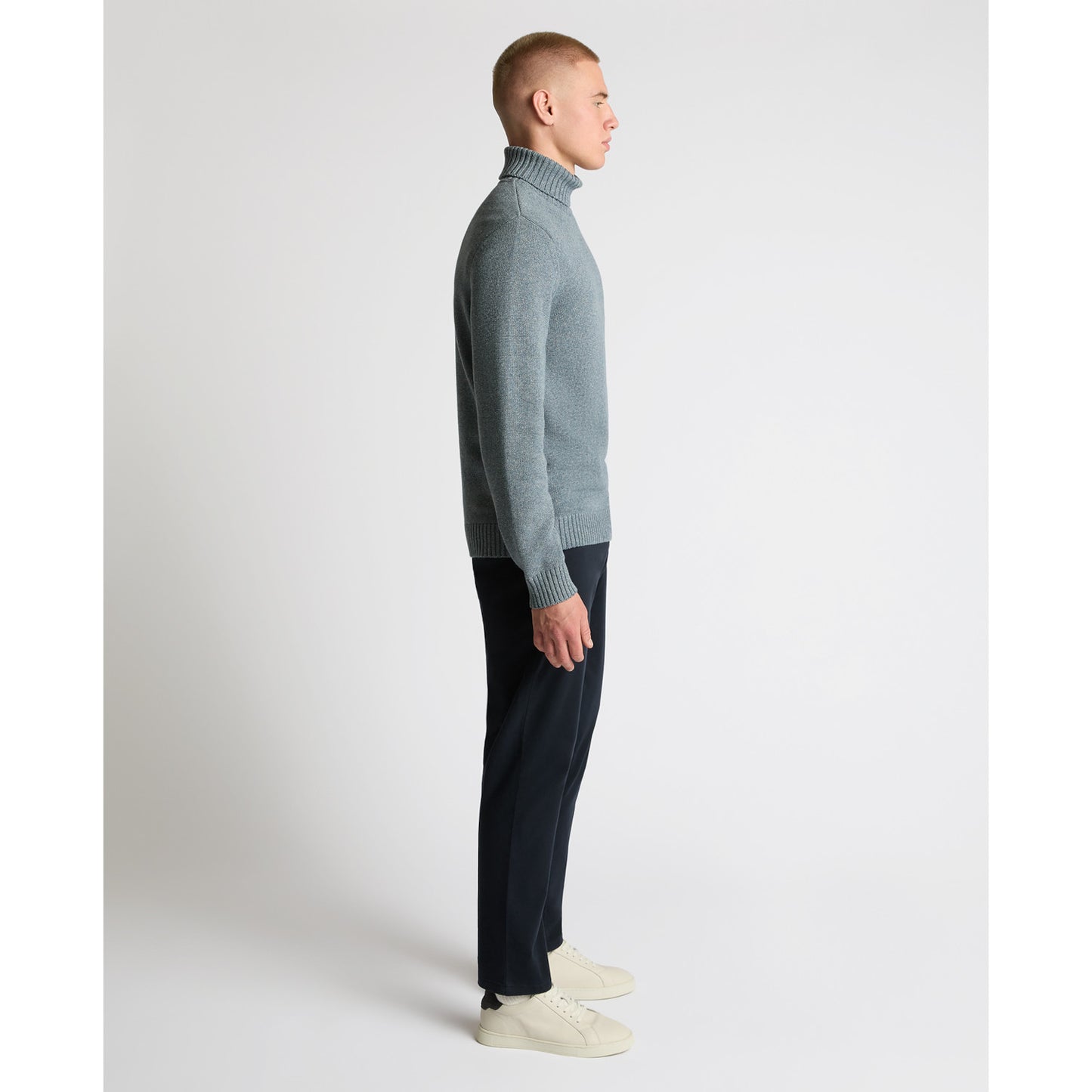 Remus Uomo 58853 27 Dark Blue Roll Neck Sweater