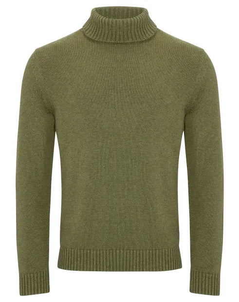 Remus Uomo 58853 34 Green Roll Neck Sweater