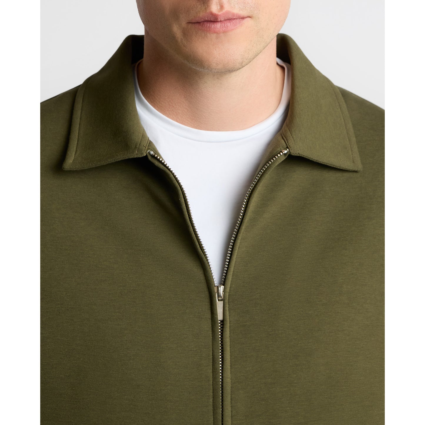 Remus Uomo 58866 35 Khaki Full Zip Sweater